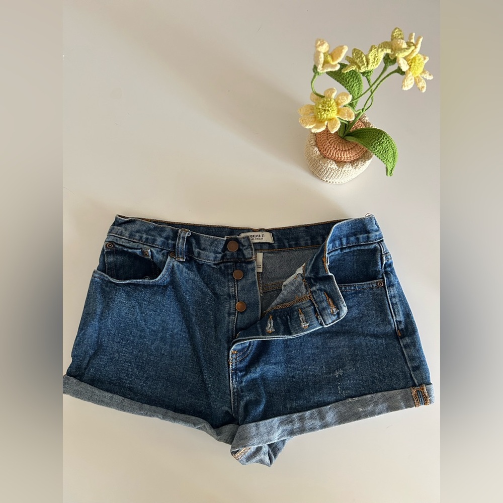Denim Blue Women's Shorts